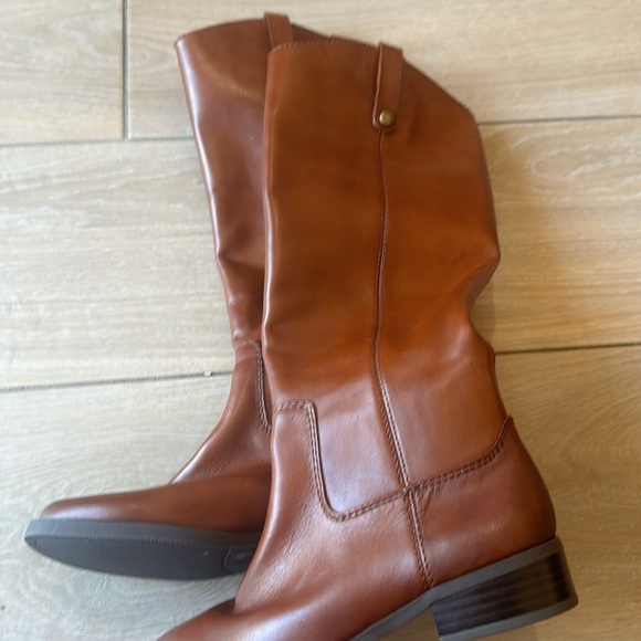INC WOMENS EQUESTRIAN CHESNUT BROWN RIDING BOOTS FRYE STYLE VIRAL SIZE 6 - Picture 3 of 10